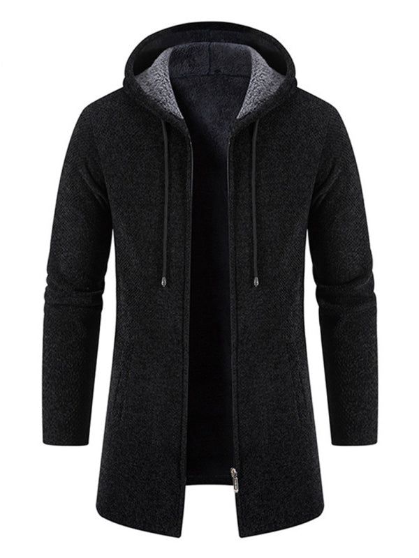 Valentin Laurent — Men's casual zipper hooded cardigan, alternate view 14