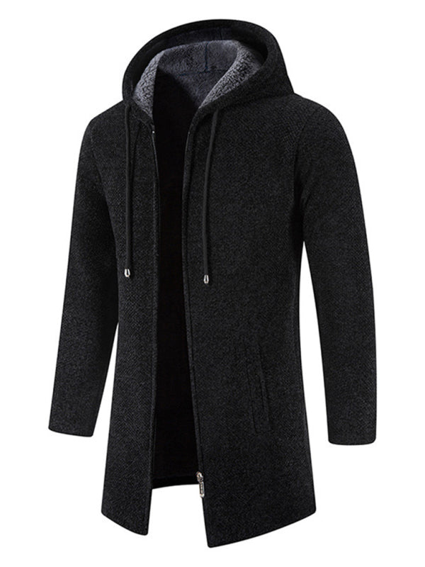 Valentin Laurent — Men's casual zipper hooded cardigan, alternate view 15