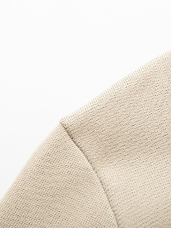 Victor Beaumont — Men's new half turtleneck plus velvet slim long-sleeved sweater, alternate view 9