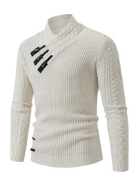 William Beaumont — Men's Cable Knit Sleeveless Sweater