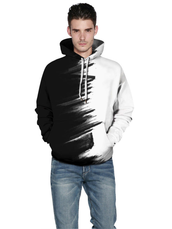 Raphael Laurent — Men's Dropped Shoulder Knit Hoodie with Pocket