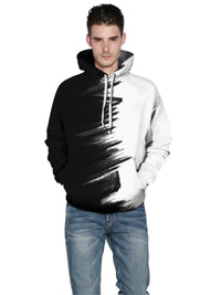 Raphael Laurent — Men's Dropped Shoulder Knit Hoodie with Pocket