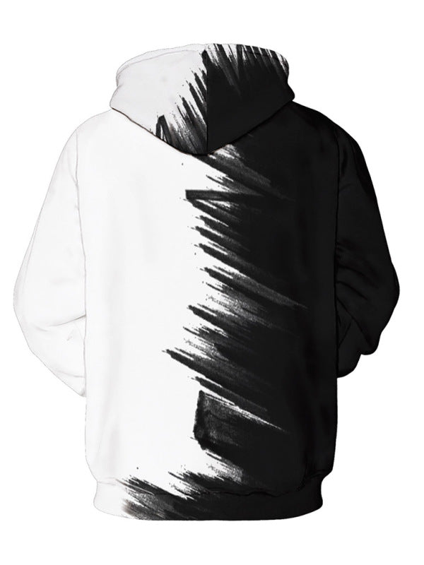 Raphael Laurent — Men's Dropped Shoulder Knit Hoodie with Pocket, alternate view 3