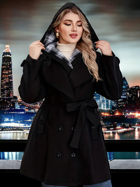 Joséphine™- Elegant Hooded Coat - Opulent EmpireJoséphine™- Elegant Hooded CoatOpulent EmpireClothing