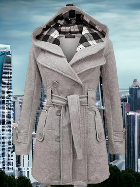 Joséphine™- Elegant Hooded Coat - Opulent EmpireJoséphine™- Elegant Hooded CoatOpulent EmpireClothing