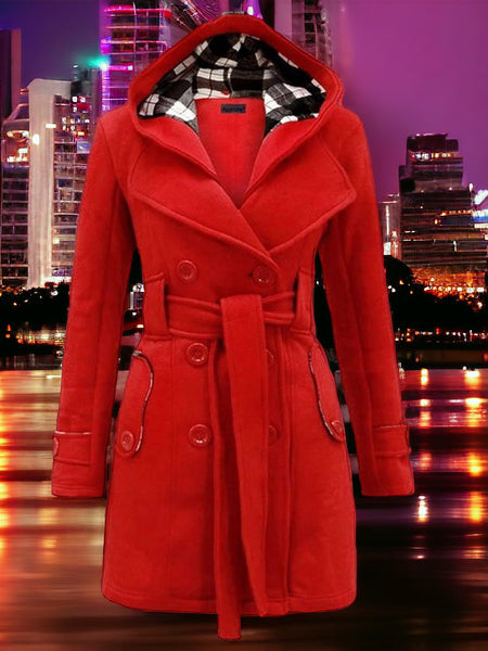 Joséphine™- Elegant Hooded Coat - Opulent EmpireJoséphine™- Elegant Hooded CoatOpulent EmpireClothing