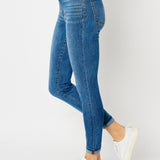 Judy Blue Full Size Cuffed Hem Skinny Jeans - Opulent EmpireJudy Blue Full Size Cuffed Hem Skinny JeansOpulent Empire