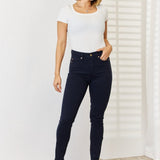 Judy Blue Full Size Garment Dyed Tummy Control Skinny Jeans - Opulent EmpireJudy Blue Full Size Garment Dyed Tummy Control Skinny JeansOpulent Empire