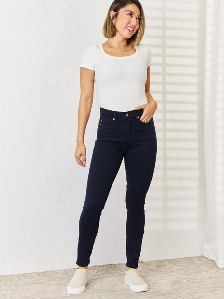 Judy Blue Full Size Garment Dyed Tummy Control Skinny Jeans - Opulent EmpireJudy Blue Full Size Garment Dyed Tummy Control Skinny JeansOpulent Empire