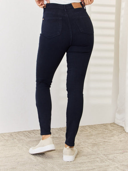 Judy Blue Full Size Garment Dyed Tummy Control Skinny Jeans - Opulent EmpireJudy Blue Full Size Garment Dyed Tummy Control Skinny JeansOpulent Empire