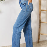 Judy Blue Full Size High Waist Distressed Jeans - Opulent EmpireJudy Blue Full Size High Waist Distressed JeansOpulent Empire