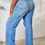 Judy Blue Full Size High Waist Distressed Jeans - Opulent EmpireJudy Blue Full Size High Waist Distressed JeansOpulent Empire