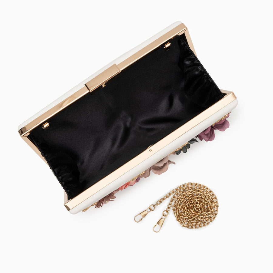 Juliet Flower Clutch Bag - Opulent Empire