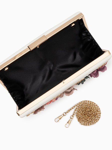 Juliet Flower Clutch Bag - Opulent Empire
