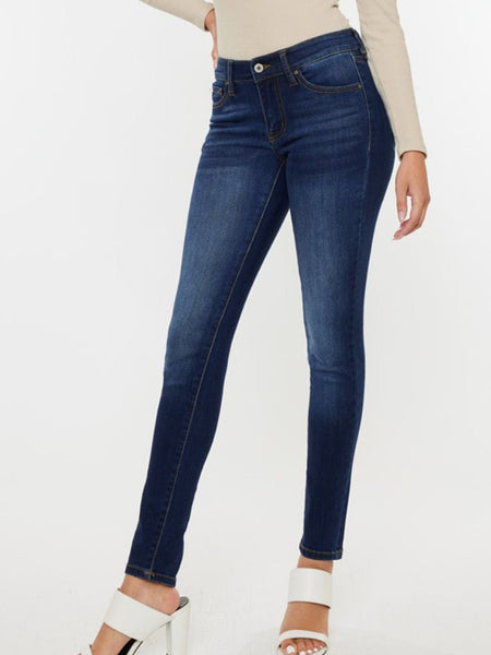 Kancan Mid Rise Gradient Skinny Jeans - Opulent EmpireKancan Mid Rise Gradient Skinny JeansOpulent Empire