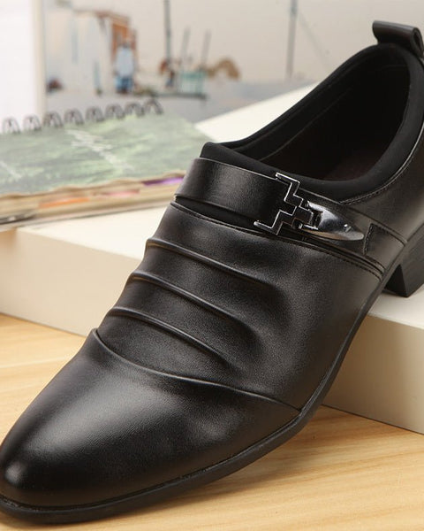 Korean Version Black Wedding Shoes Popular Men''s Shoes Pointed - Opulent EmpireKorean Version Black Wedding Shoes Popular Men''s Shoes PointedOpulent Empire0