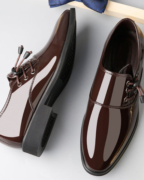 Lace-Up Leather Shoes Men Business Casual Shoes Men - Opulent EmpireLace-Up Leather Shoes Men Business Casual Shoes MenOpulent Empire0