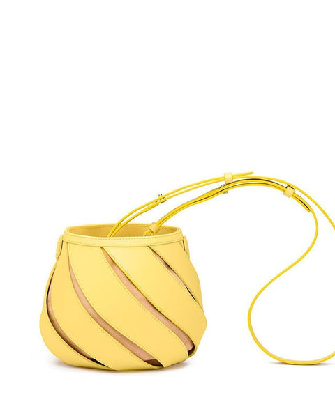 Lantern bag curve hollow-out design fashion simple niche crowdsourcing