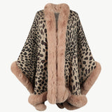 Leopard Open Front Poncho - Opulent EmpireLeopard Open Front PonchoOpulent EmpireClothing