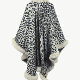 Leopard Open Front Poncho - Opulent EmpireLeopard Open Front PonchoOpulent EmpireClothing