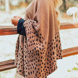 Leopard Turtleneck Poncho - Opulent EmpireLeopard Turtleneck PonchoOpulent EmpireClothing