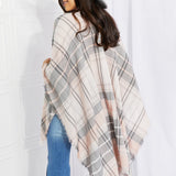 Leto Punch of Plaid Lightweight Poncho - Opulent EmpireLeto Punch of Plaid Lightweight PonchoOpulent EmpireClothing