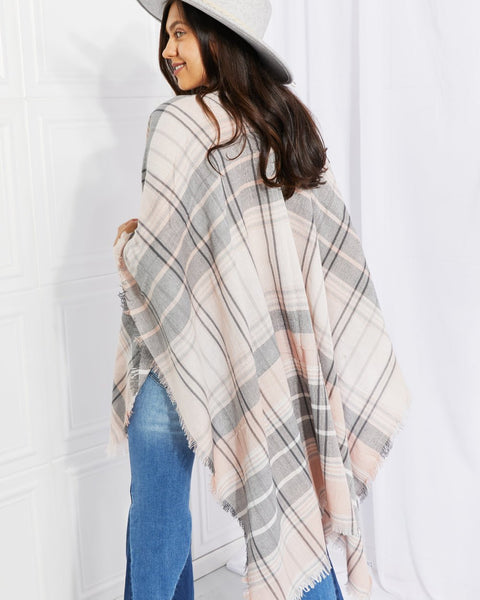 Leto Punch of Plaid Lightweight Poncho - Opulent EmpireLeto Punch of Plaid Lightweight PonchoOpulent EmpireClothing