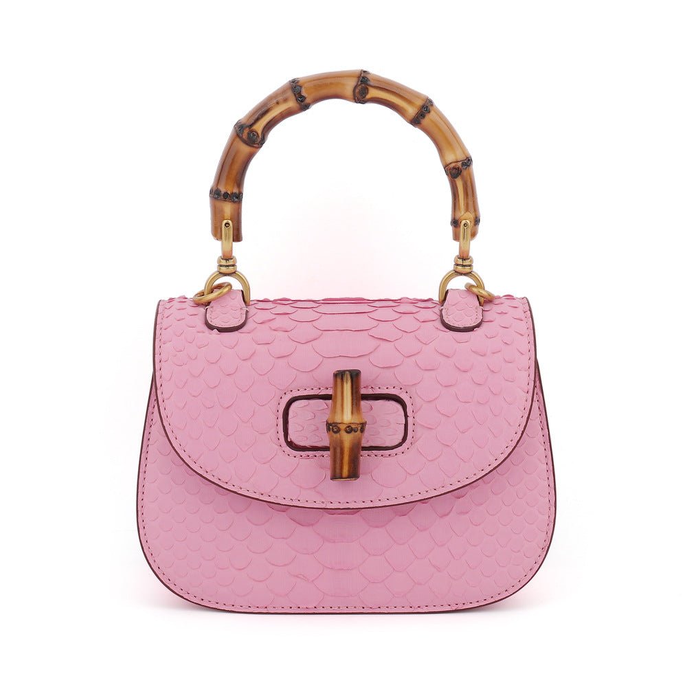 Azélie — Handmade Python Leather Shoulder Bag, alternate view 7