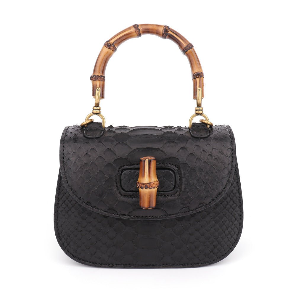 Azélie — Handmade Python Leather Shoulder Bag, alternate view 4