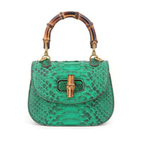 Azélie — Handmade Python Leather Shoulder Bag, alternate view 5