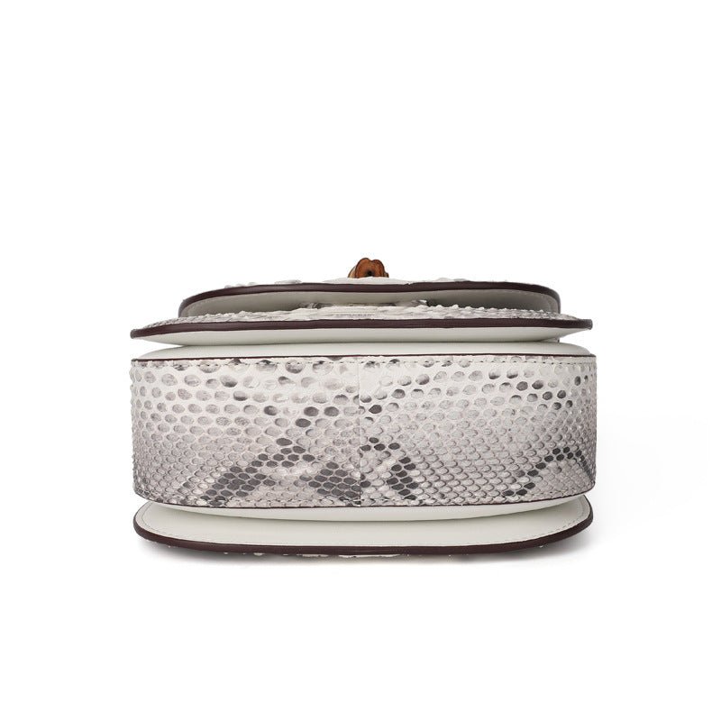 Azélie — Handmade Python Leather Shoulder Bag, alternate view 2