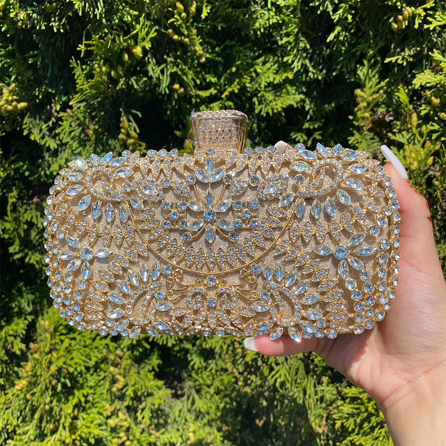 Luxurious Flower Clutch Bag - Opulent Empire