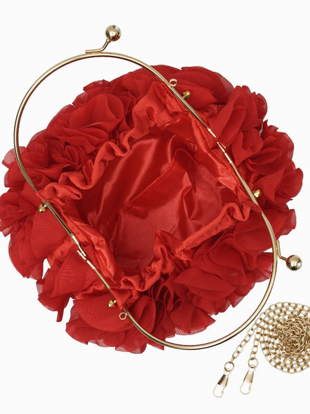 Marilyn Flower Handbag - Opulent Empire