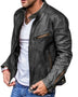 Markus™ | Herren Leder Motorrad Jacke - Opulent EmpireMarkus™ | Herren Leder Motorrad JackeOpulent Empire