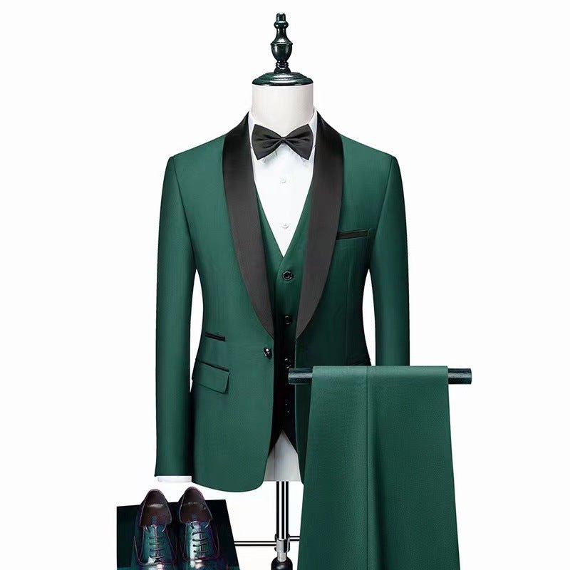 Men 3 Pieces Suit Set Men Wedding Suits Groom Tuxedos - Opulent EmpireMen 3 Pieces Suit Set Men Wedding Suits Groom TuxedosOpulent EmpireClothing