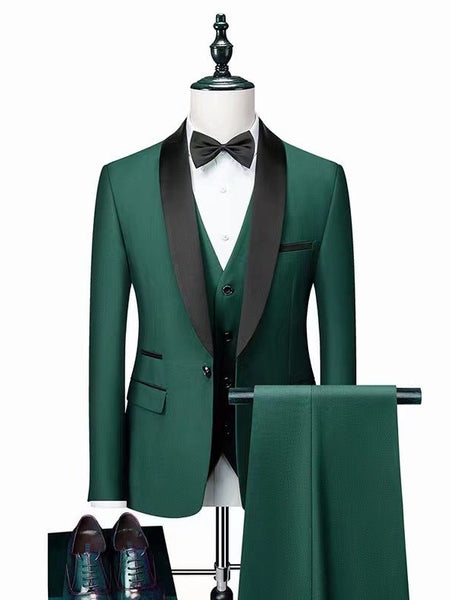 Men 3 Pieces Suit Set Men Wedding Suits Groom Tuxedos - Opulent EmpireMen 3 Pieces Suit Set Men Wedding Suits Groom TuxedosOpulent EmpireClothing