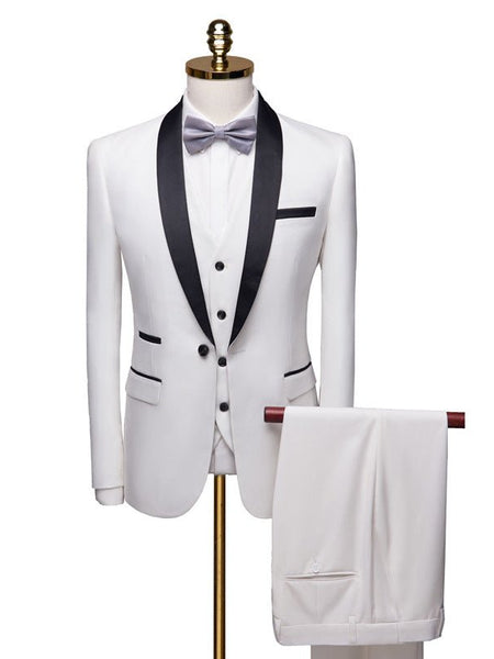 Men 3 Pieces Suit Set Men Wedding Suits Groom Tuxedos - Opulent EmpireMen 3 Pieces Suit Set Men Wedding Suits Groom TuxedosOpulent EmpireClothing