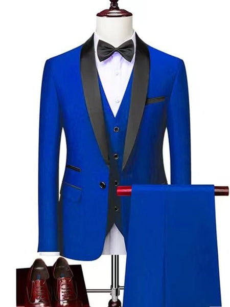 Men 3 Pieces Suit Set Men Wedding Suits Groom Tuxedos - Opulent EmpireMen 3 Pieces Suit Set Men Wedding Suits Groom TuxedosOpulent EmpireClothing