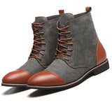 Men's Boots Plus Size New Canvas Martin Boots - Opulent EmpireMen's Boots Plus Size New Canvas Martin BootsOpulent EmpireMen shoes