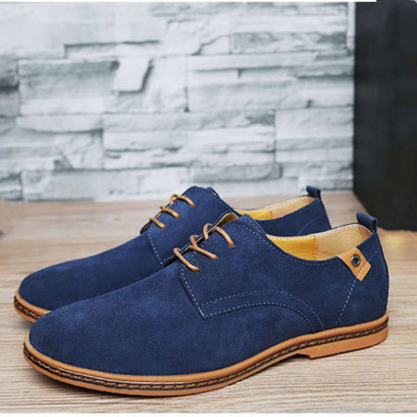 Men's Casual Leather Shoes With Cow Tendon Bottom - Opulent EmpireMen's Casual Leather Shoes With Cow Tendon BottomOpulent Empire0