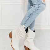 MMShoes Better in Texas Scrunch Cowboy Boots in White - Opulent EmpireMMShoes Better in Texas Scrunch Cowboy Boots in WhiteOpulent Empire