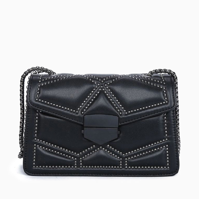 Modish Quilted Shoulder Bag - Opulent Empire