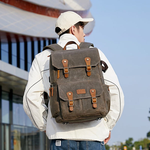 New Canvas Photography Backpack - Opulent EmpireNew Canvas Photography BackpackOpulent EmpireMen Backpack