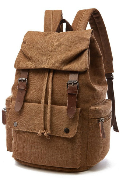 New Canvas Travel Backpack - Opulent EmpireNew Canvas Travel BackpackOpulent EmpireMen Backpack