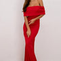 Off-Shoulder Floor Length Dress - Opulent EmpireOff-Shoulder Floor Length DressOpulent Empire