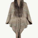 Open Front Fringe Hem Poncho - Opulent EmpireOpen Front Fringe Hem PonchoOpulent EmpireClothing