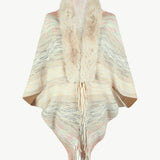 Open Front Fringe Hem Poncho - Opulent EmpireOpen Front Fringe Hem PonchoOpulent EmpireClothing