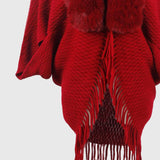 Open Front Fringe Hem Poncho - Opulent EmpireOpen Front Fringe Hem PonchoOpulent EmpireClothing