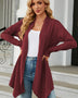 Open Front Long Sleeve Cardigan - Opulent EmpireOpen Front Long Sleeve CardiganOpulent Empire