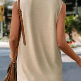 Pin-Tuck Round Neck Tank - Opulent EmpirePin-Tuck Round Neck TankOpulent Empire